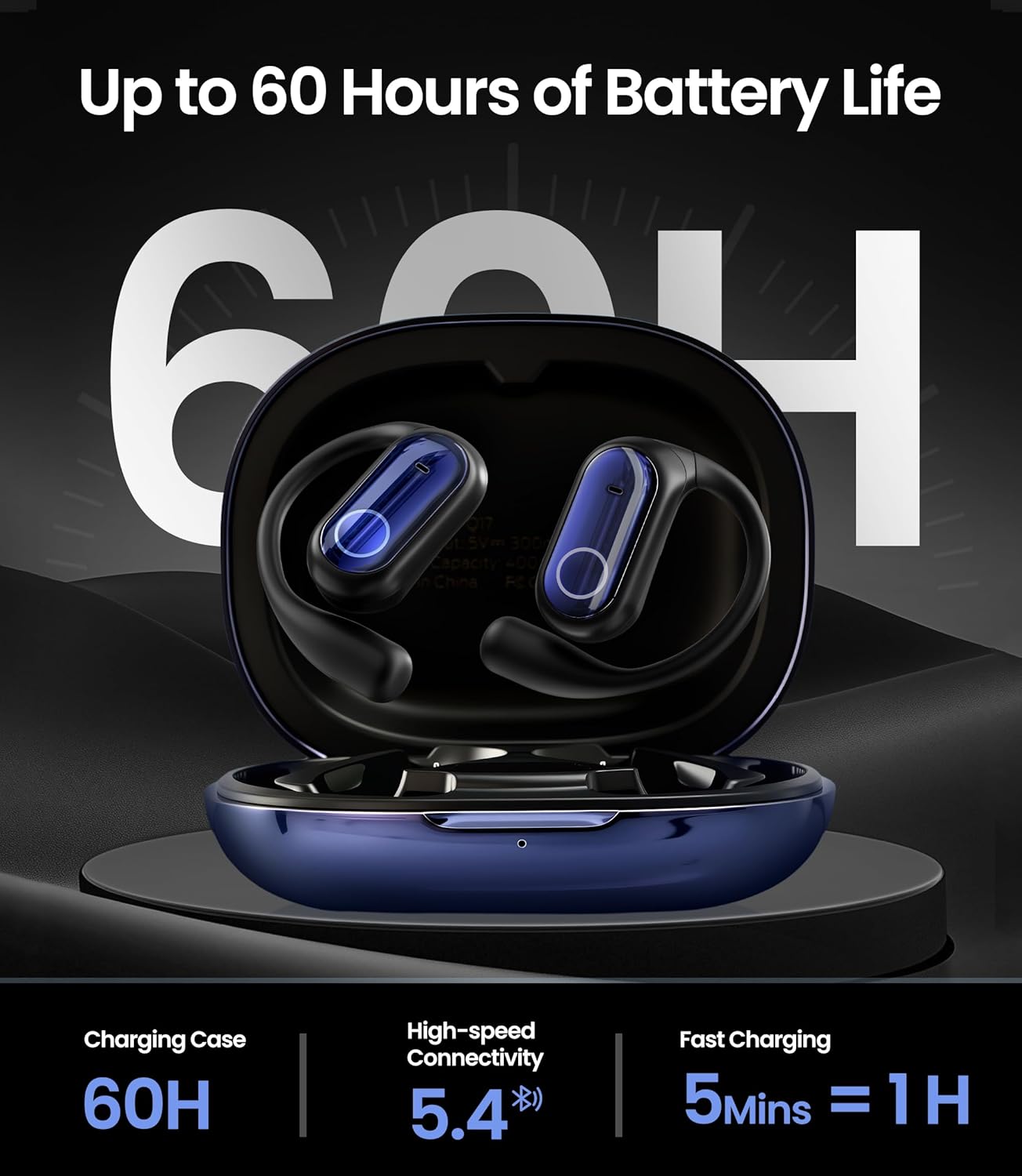 AI Translation Earbuds Real Time, 3-in-1 Translator Earbuds with 144 Languages and Accents Headphones Translating Device, Open-Ear Wireless Bluetooth Earbuds with Charging Case for iPhone and Android - Image 5