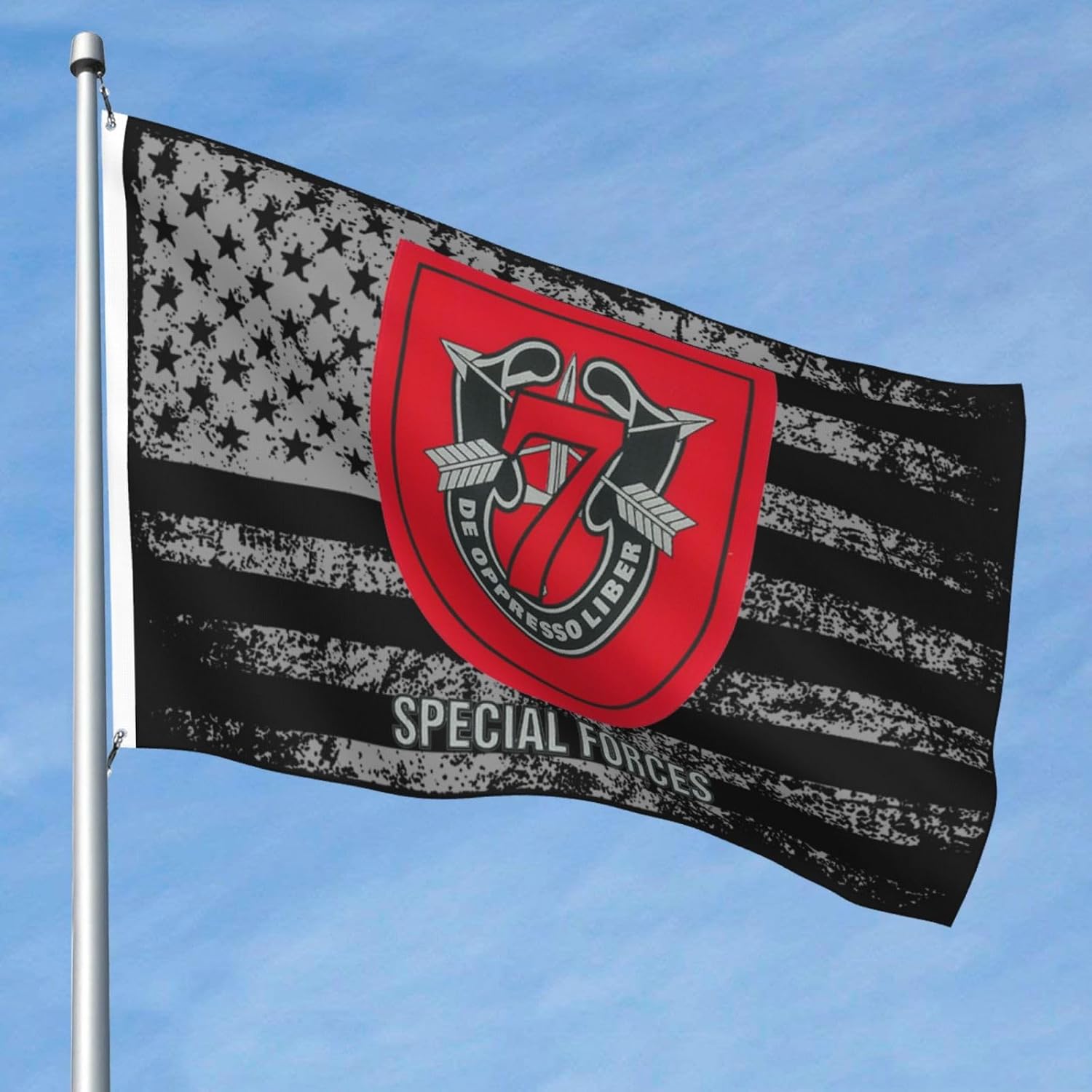 7th Special Forces Group Logo Flag 5x8 Ft Outdoor Decoration Banner Yard Flag With Grommets