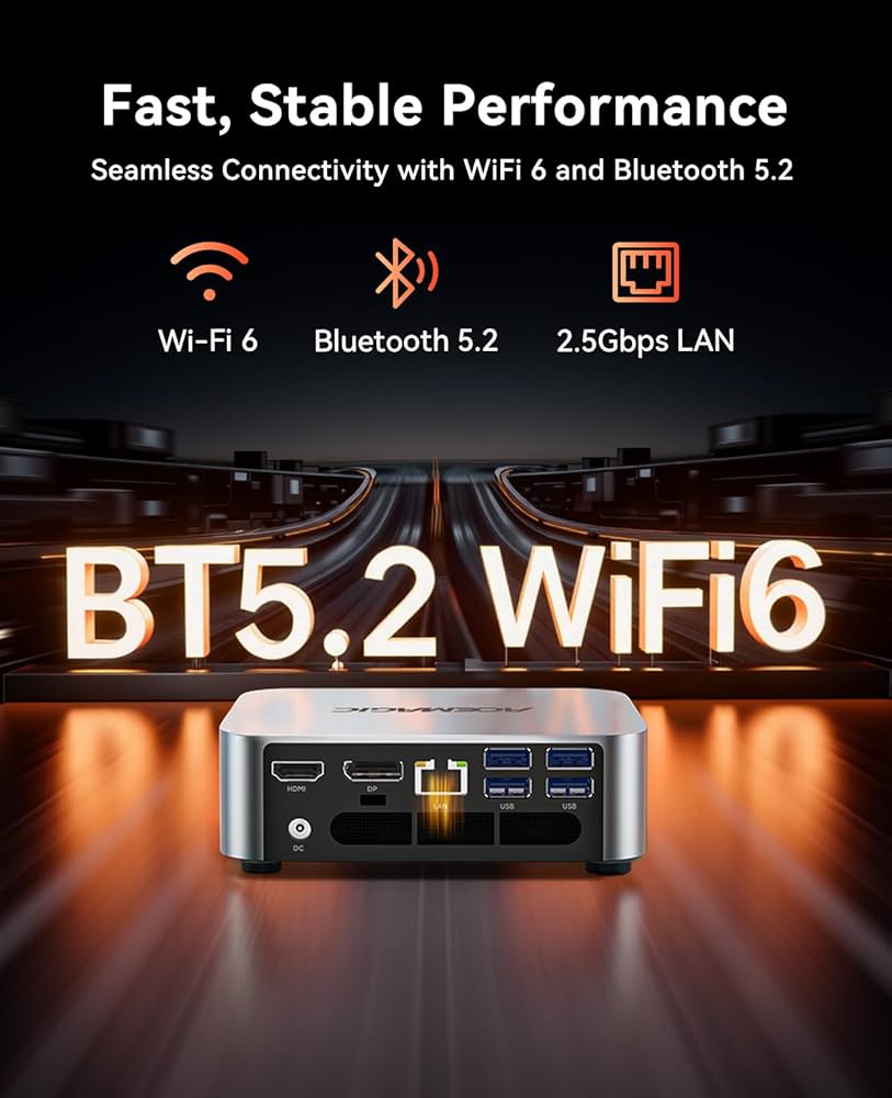 Amazon.com: ACEMAGICIAN Matrix Mini M1 Mini Gaming PC AMD