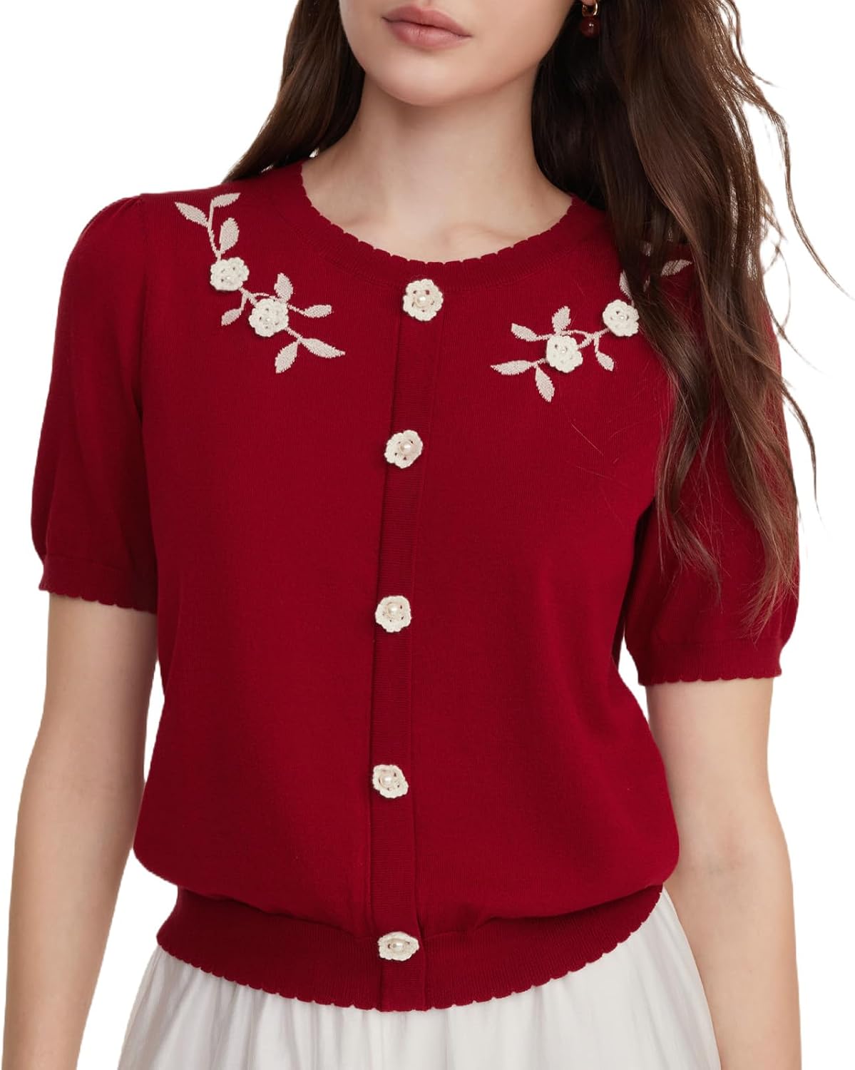 GOELIA Off Shoulder Women Knit Top Trendy Summer Tops Beach Vacation Pullover Tank Tops Travel Business Casual Outfits