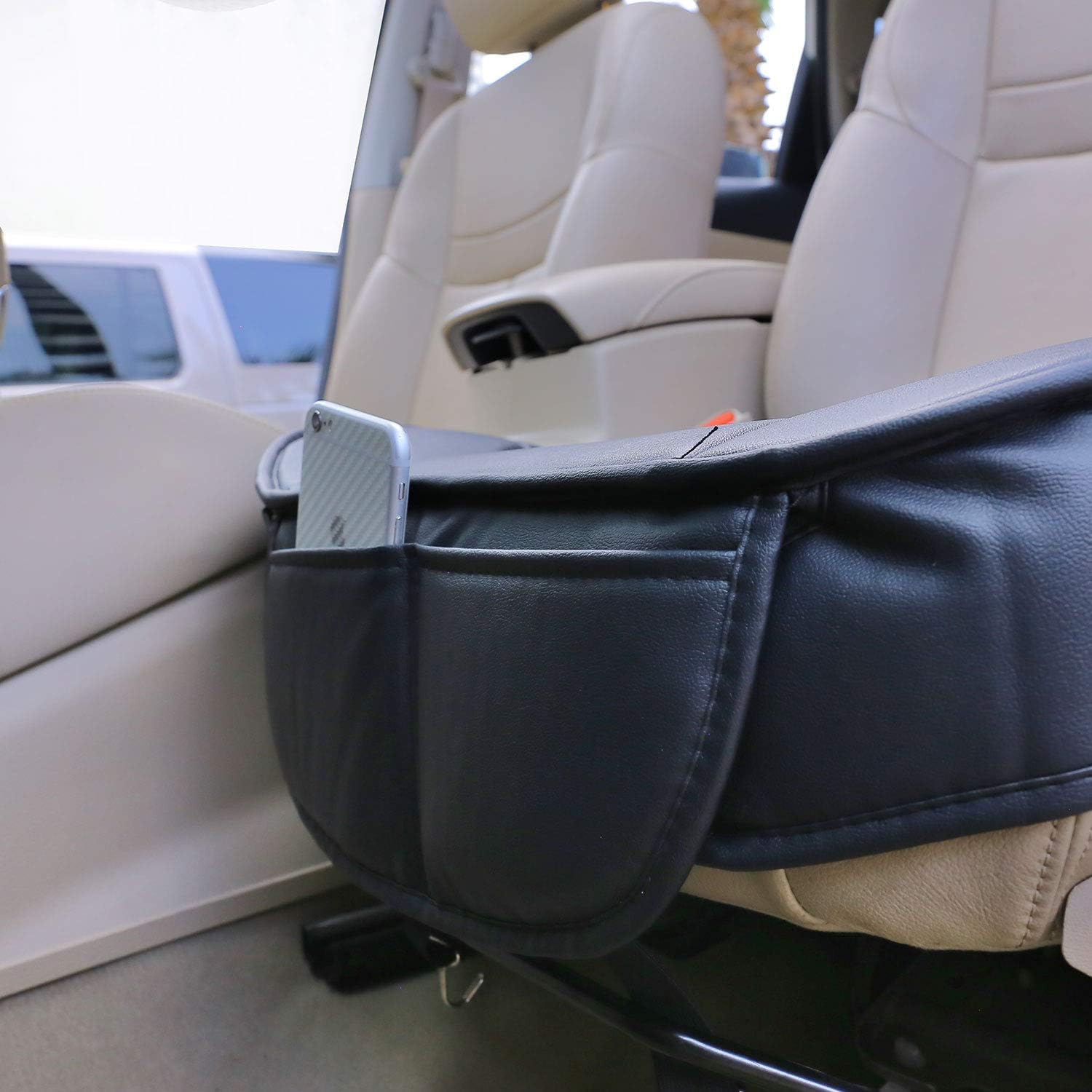 Car Front Seat Cushion Cover Edge Wrapping 2pc Breathable Pad Mat for Auto Supplies Memory Foam Seat Cushion : Automotive