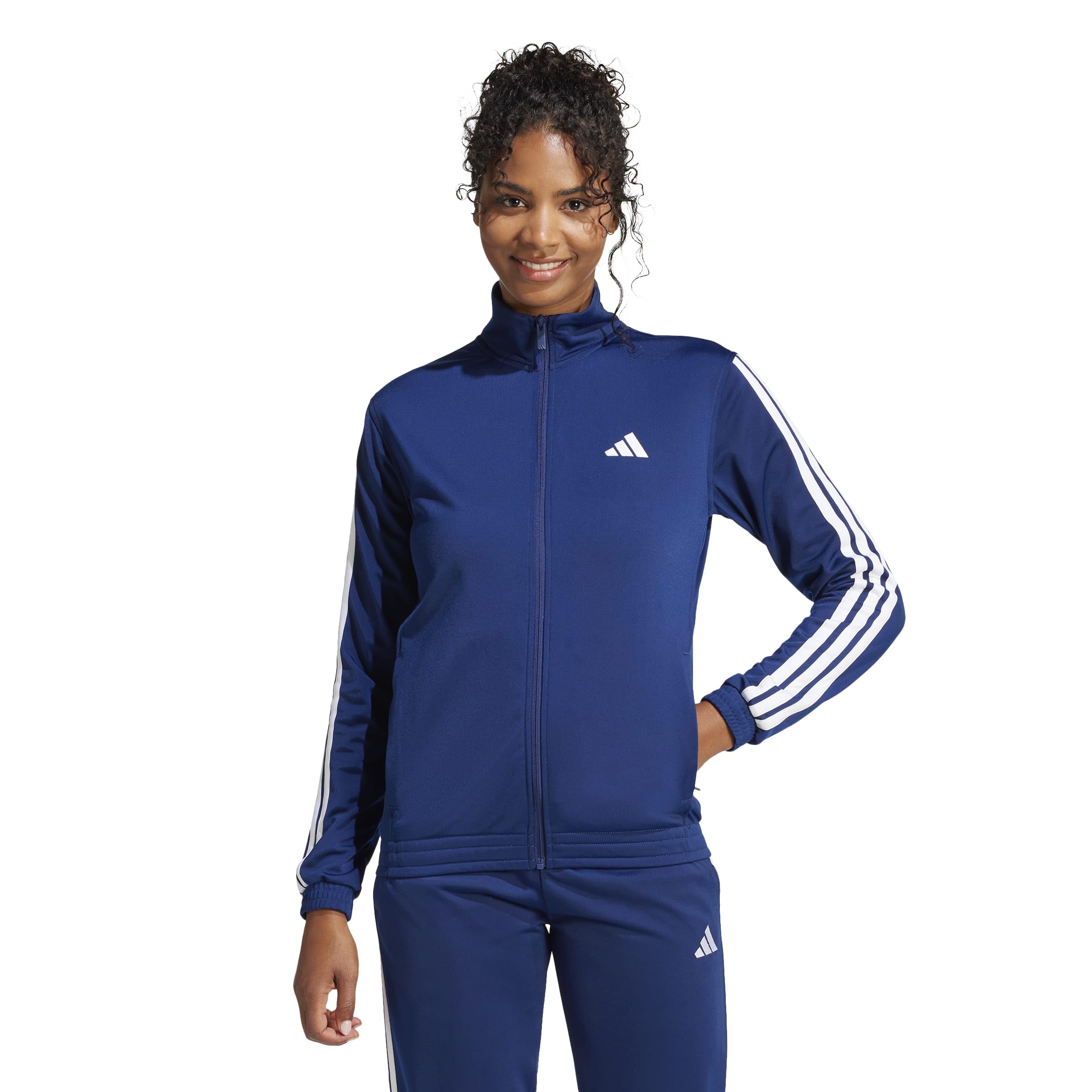 

                                                    adidas Women's Tricot 3-Stripes Track Top, Dark Bl