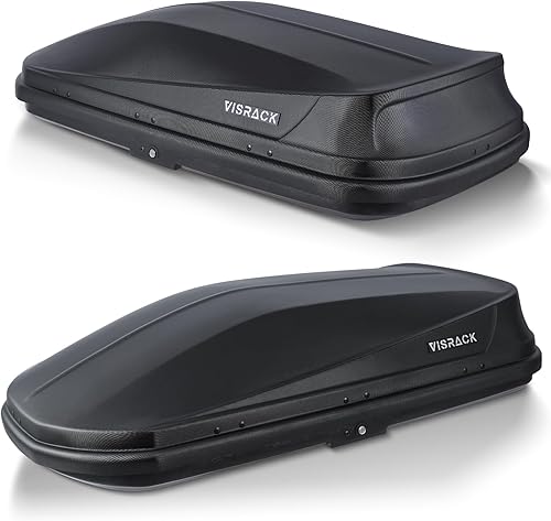 Caja de carga para techo resistente, estilo estampado de diamante 3D, resistente a la intemperie, con cerraduras de seguridad, capacidad de 130 disponible en Yaxa Peru