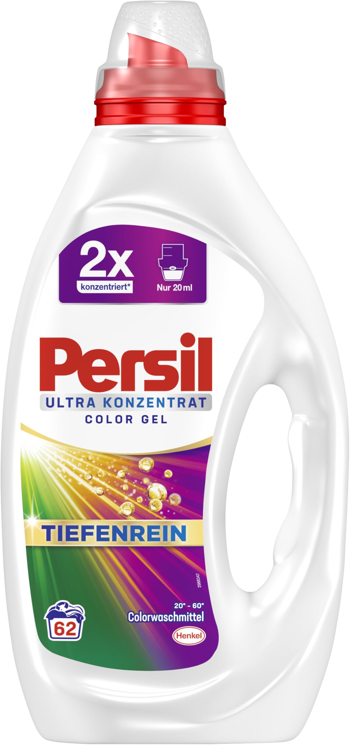 Persil Detergente líquido Color (124 lavados) de alta concentración ultraconcentrado con eliminación de manchas ultra con tecnología de limpieza profunda Plus
