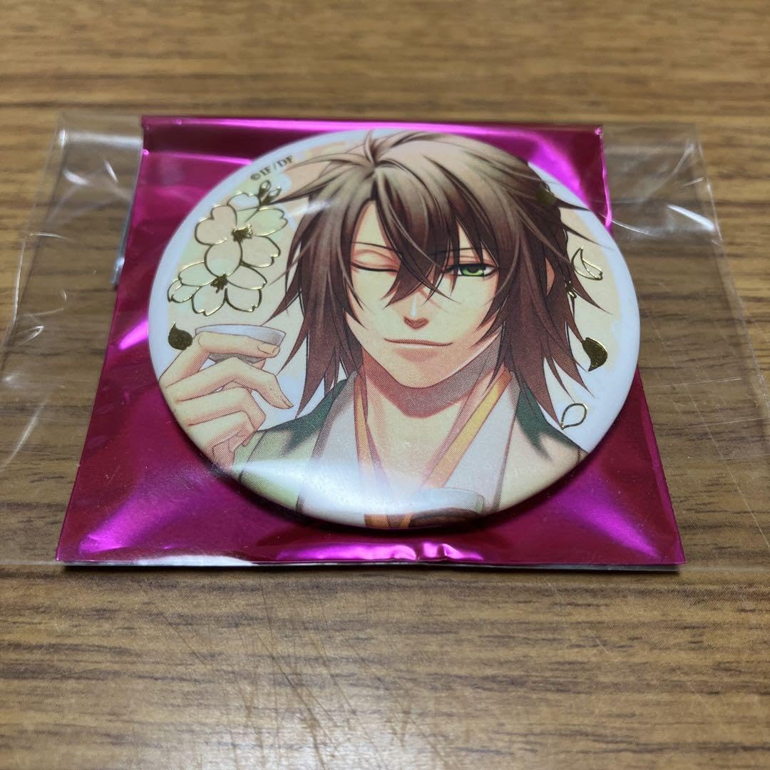 Amazon.co.jp: 薄桜商店 薄桜鬼 沖田 総司 箔押し 缶バッジ オトメイト