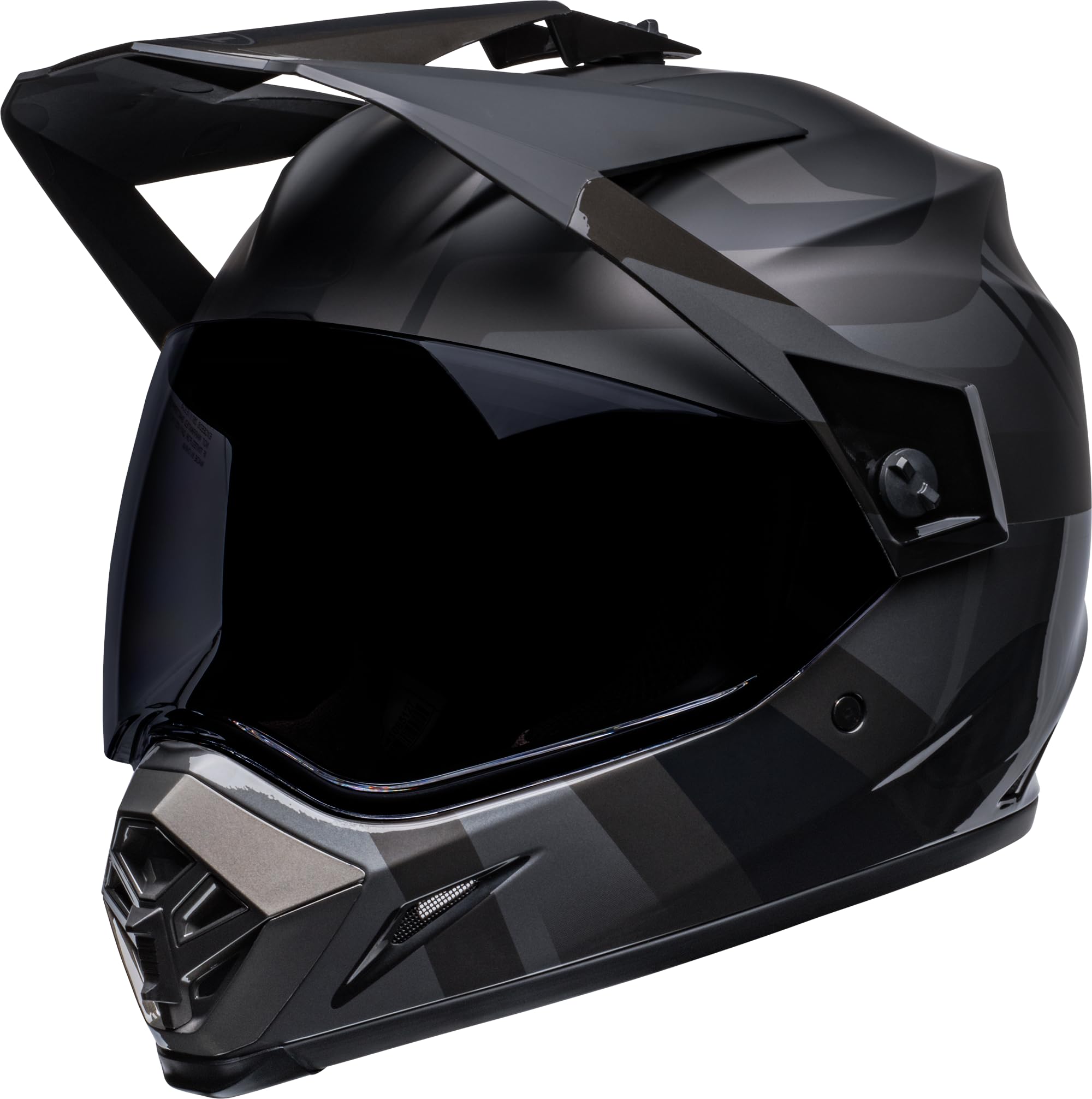 Bell MX-9 Adventure MIPS Motorradhelm – Mattschwarz, Größe XX-Large, Mit Klarem Visier