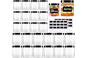 Vivimee Body Butter Storage Jars with Lids