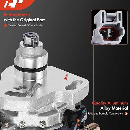 Vista 52 de A-Premium Distribuidor de encendido con tapa y rotor compatible con Toyota Camry y Lexus ES300, 1992-1993, 3.0L