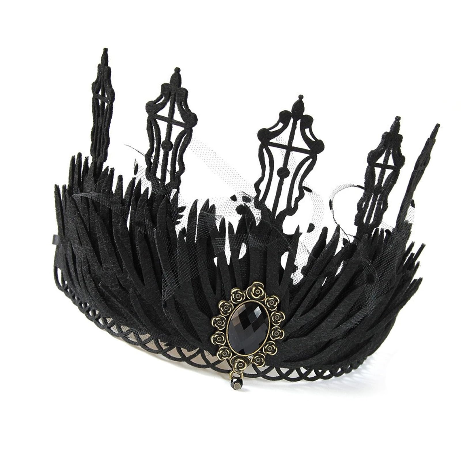 Fentency Gothicism Rose Headbands Halloween Cosplay Hair Hoop Carnivals Headbands for Bridal Wedding and Festival