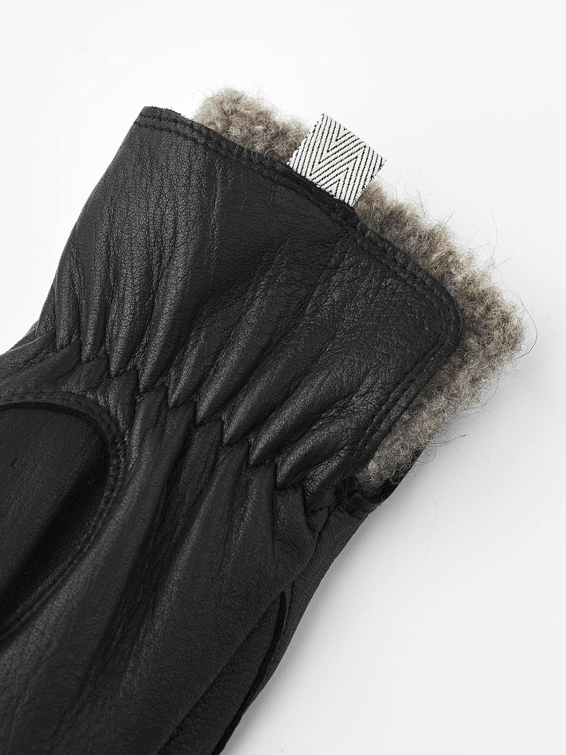 Hestra Women's Tiril Mitt, Deerskin Leather Mittens with Wool Lining for Cold Weather & Everyday Winter Wear