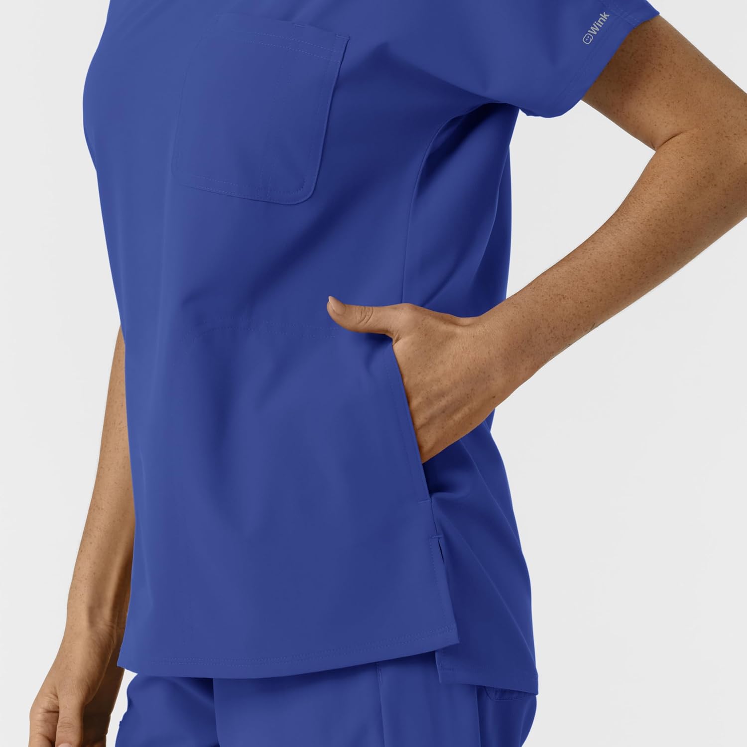 Wink Women's Women's Drop Shoulder Tunic Scrub Top
