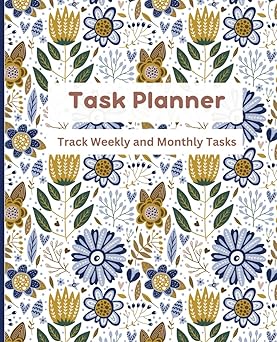Task Planner: Track Weekly and Monthly Tasks