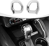 Vista 13 de Cubierta de la perilla de la palanca de cambios compatible con accesorios interiores Ford Bronco 2021-2025, color azul