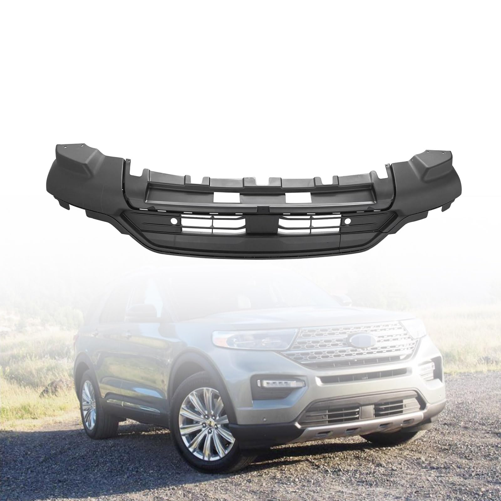 Front Lower Bumper Valance Compatible with 2020-2023 F-ord