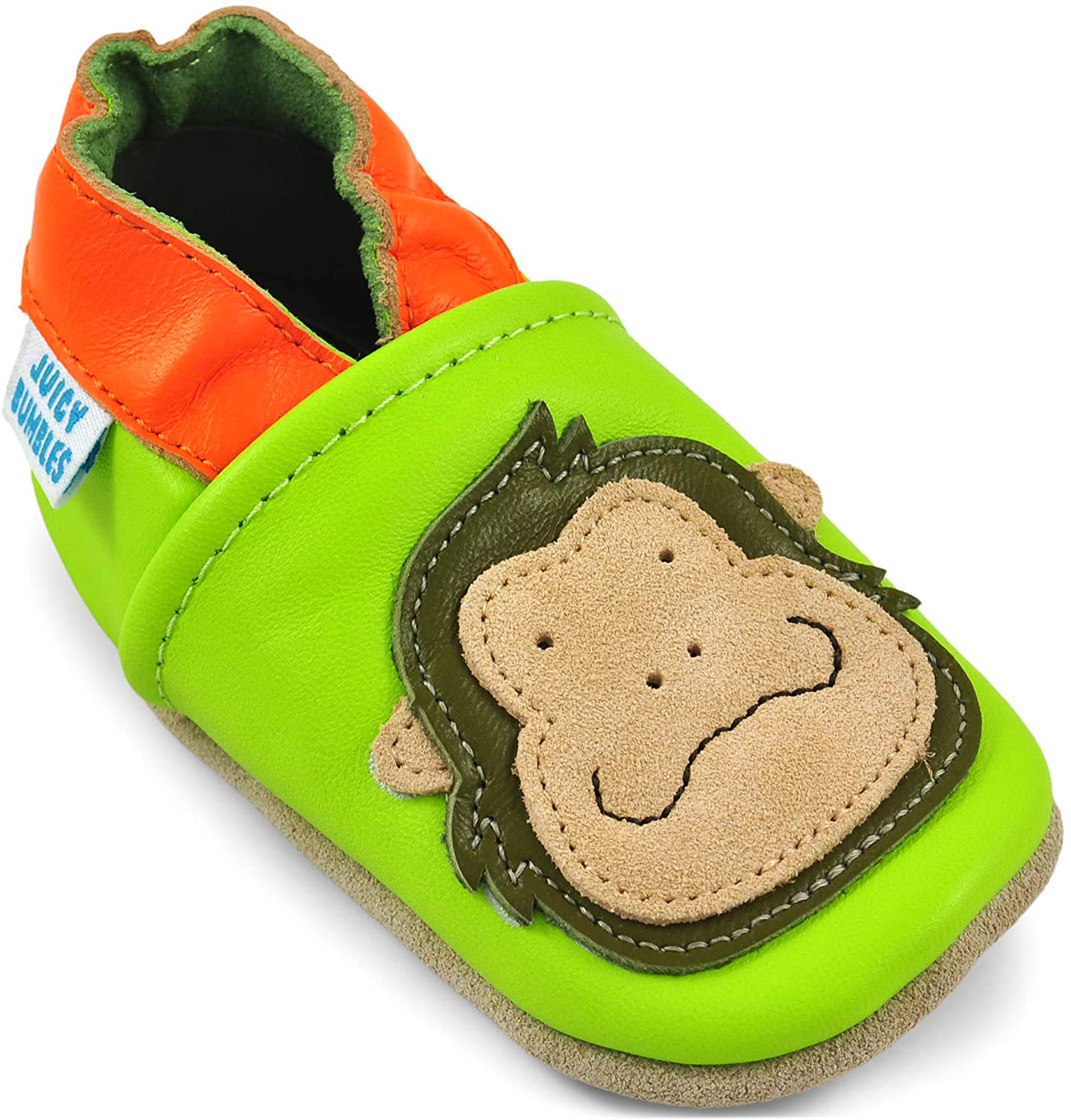 Zapatos de Bebé – Zapatillas de Cuero Niño Niña – Patucos de Piel con Elástico para Bebé - Zapatitos Primeros Pasos - Pantuflas Infantiles 0-6 Meses 6-12 Meses 12-18 Meses 18-24 Meses 2-3Años — view 43