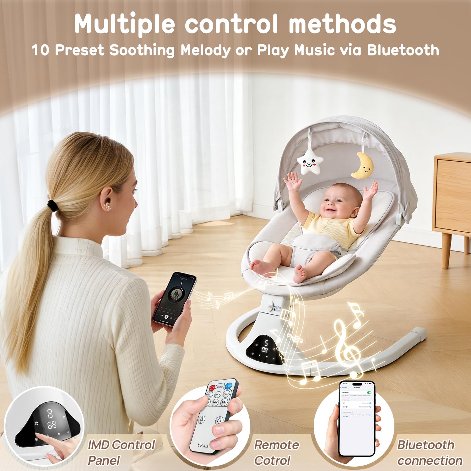 Amazon.co.jp: 電動ベビースイング 乳児から幼児まで| ポータブル幼児 Amazon.co.jp: 電動ベビースイング 乳児から幼児まで| ポータブル幼児