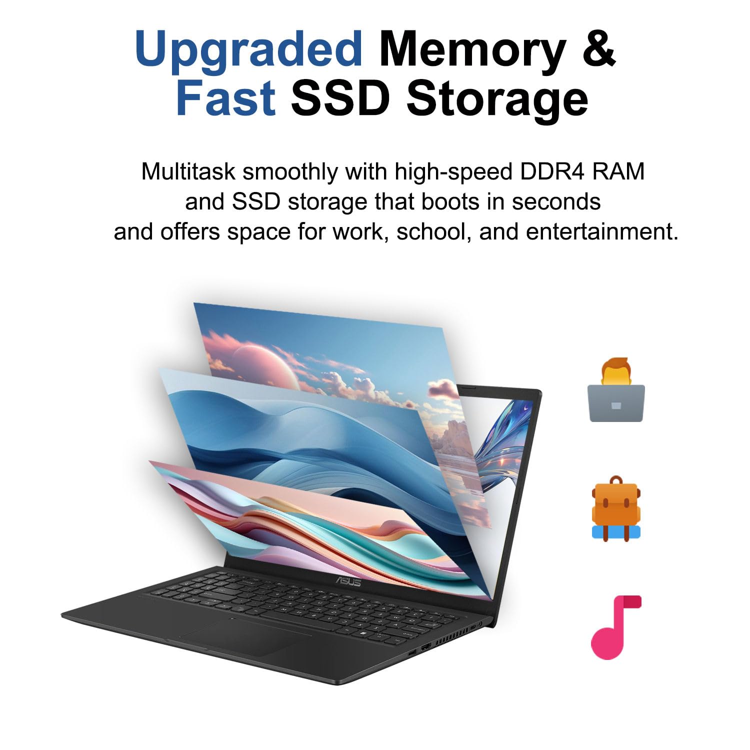 Amazon.com: ASUS Vivobook 15 Laptop | Intel Core i5 | 12GB DDR4