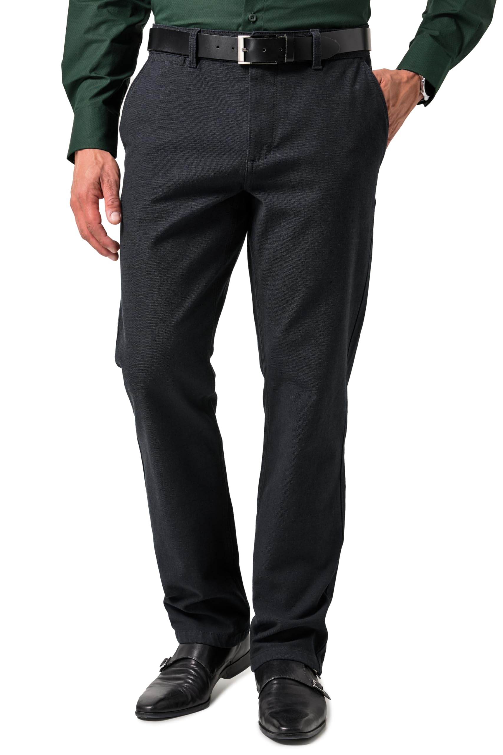 JP 1880 Herren große Größen Übergrößen Menswear L-8XL Chino Hose FLEXNAMIC®, Wolloptik, Regular Fit 841592