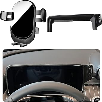 Car Phone Holder for Mercedes-Benz C-Class/GLC/CLE Auto Accessories [Only for 2022-2025 C Class & 2023-2025 GLC / CLE] [Auto Lock Hands Free Cell Phone Mount Car fits for iPhone & All Smartphones]
