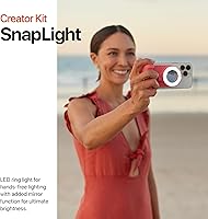 Vista 4 de Kit ShiftCam SnapGrip para Creadores de Contenido – Incluye SnapGrip, SnapLight, Trípode SnapPod – Kit de Vlogging para iPhone y Android – Montura