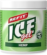 REFIT ICE gel Cannabis, 230 ml, Extra Strong Pain Gel, Instant and Long Lasting Effect, Gel from the World Famous Short Karlovy Vary