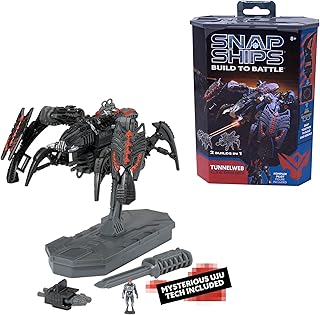 SNAP SHIPS Komplex Tunnelweb K.L.A.W. Spider Mech -- Build to Battle -- Make 2 Different Builds -- Ages 8+