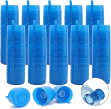 100 Pack Water Bottle Caps, 3 & 5 Gallon Water Jug Cap Anti-Splash Bottle Caps Replacement Water Bottle Snaps 55mm for Water Dispenser Jugs