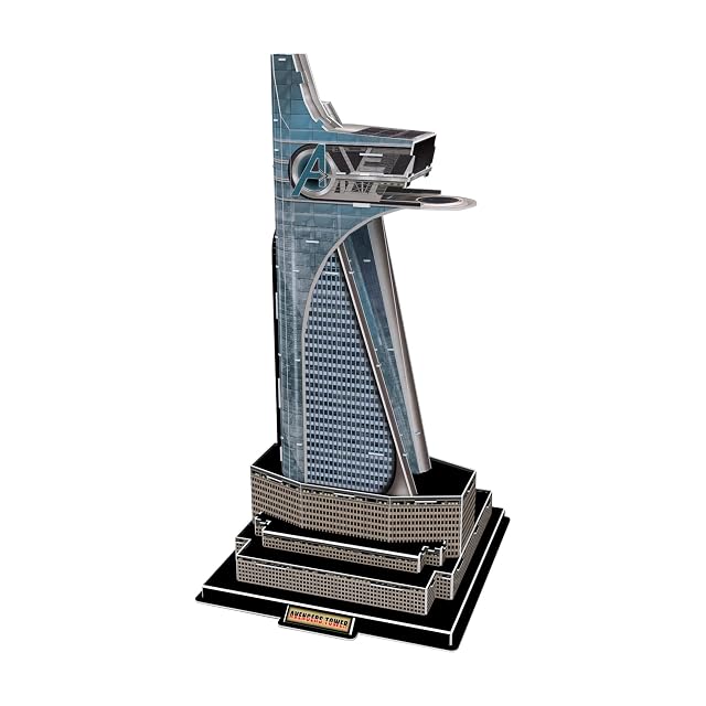 University Games U08553 Marvel Studios Avengers Tower - Rompecabezas 3D