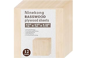 Basswood Sheets: The Ideal Wood for Your Intricate Crafting Needs