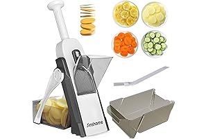 Once for All Safe Mandoline Slicer Vegetable Chopper Adjustable