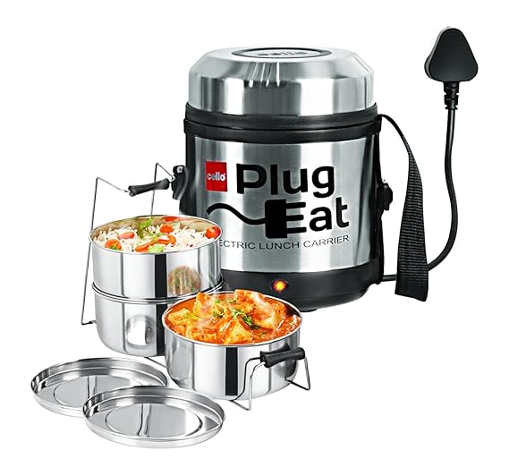 Cello Electro 3, Electric lunch Box, 3 Containers