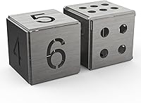 Vista 1 de Stainless Steel Welding Practice Kit, 2pcs Cube Dice Welding Coupons Kit For Beginners Practice And Training For MIG TIG STICK ARC, Side Length 2.36