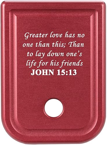 Vista 53 de NDZ Performance Placa base de cargador para Glock 17 19 19X 22 23 24 26 27 31 32 33 34 35 37 38 39 45 Gen 1-4 0.354 in .40 S&W de aluminio anodizado