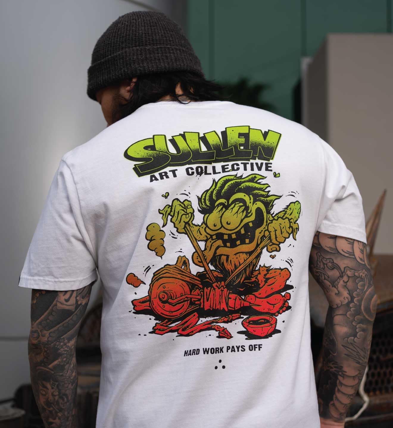 Sullen Men's Weirdo Rotary World Tattoo Day 2025 Lifestyle Graphic Premium Short Sleeve Tee