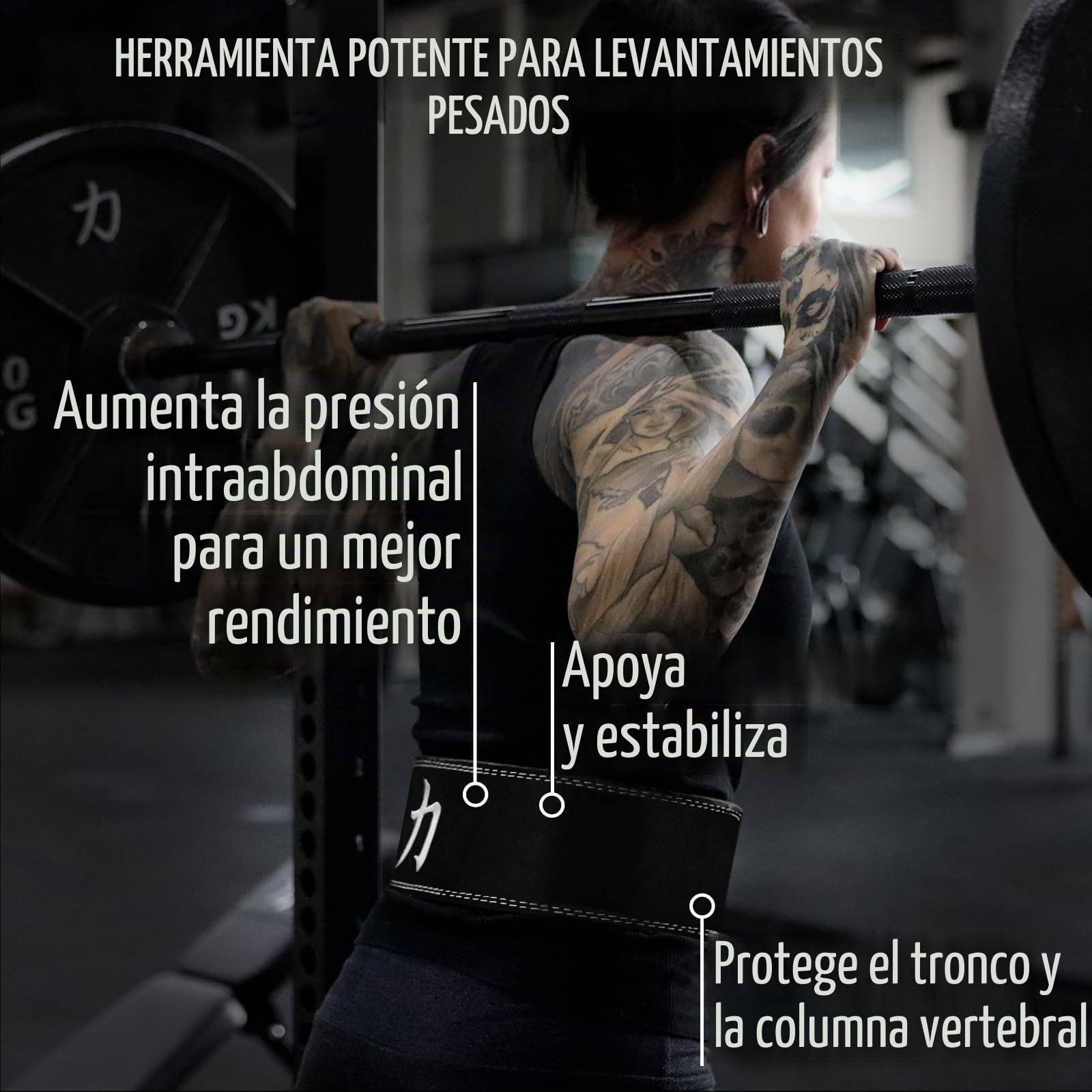 Strength Shop Cinturón de Levantamiento de 13mm con Hebilla de Palanca, Certificado IPF, Resistente y Duradero, Estabiliza el Tronco y la Columna Vertebral durante el Entrenamiento