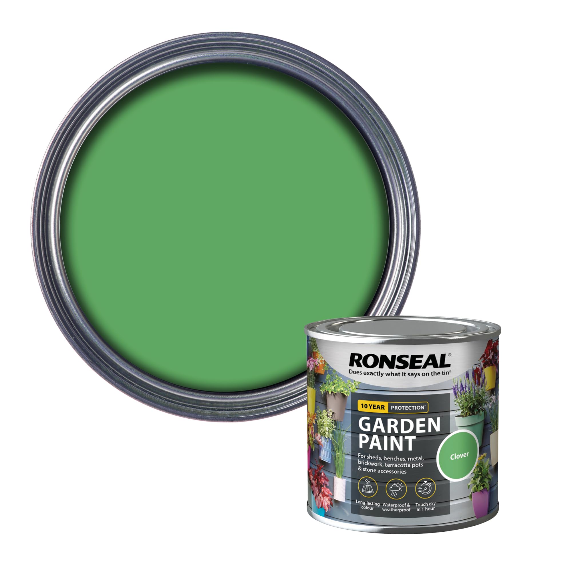 Ronseal 37598 Garden Paint Clover 250Ml 5010214875986