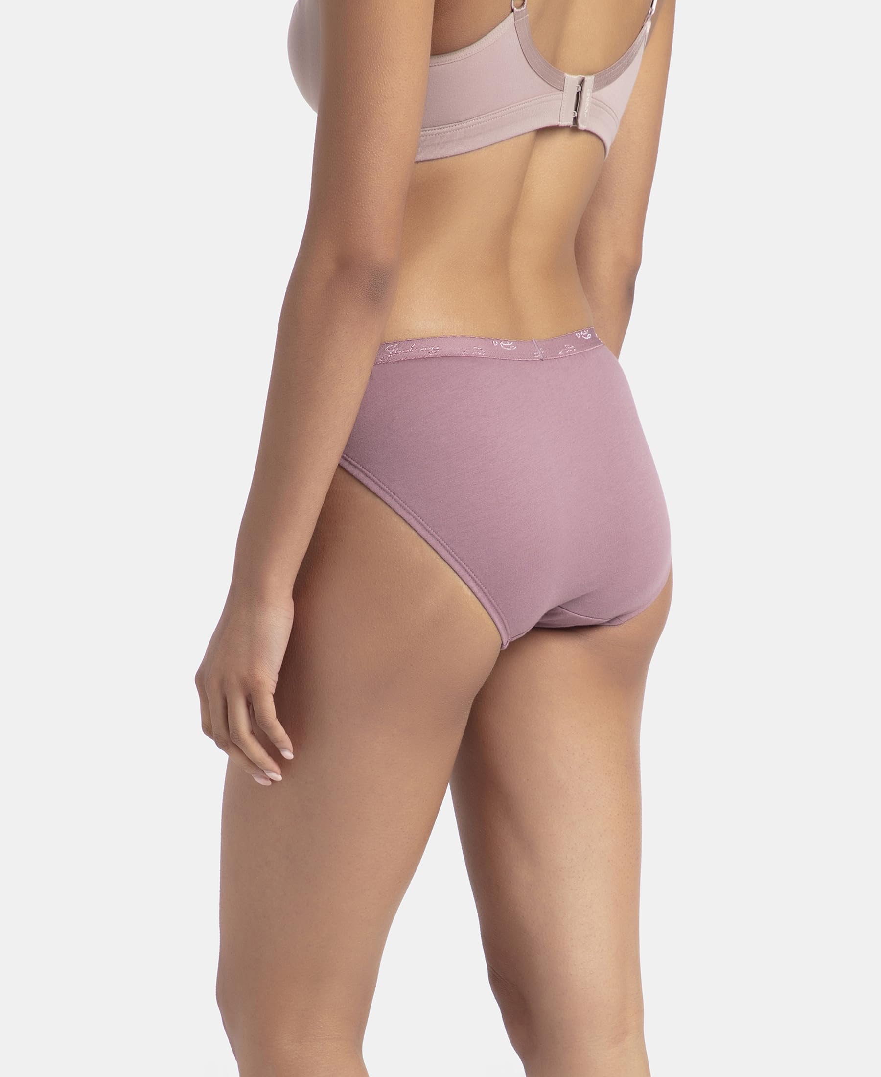 Jockey Women's Cotton Bikini (Pack of 3) (1525_Light Assorted_M_Light Assorted_M) - Image 4 thumbnail