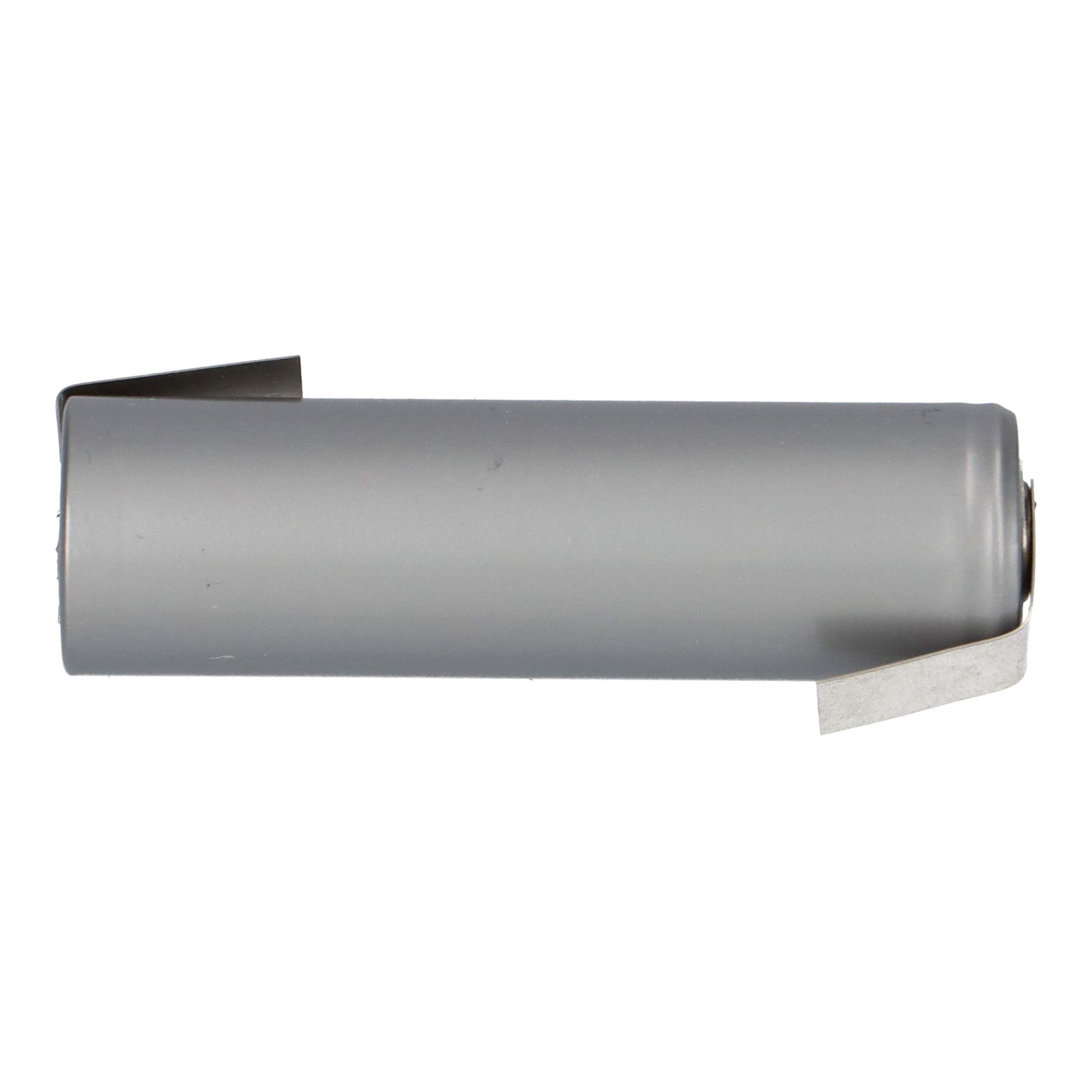 XCell Lot de 20 piles Mignon AA 2200 mAh 1,2 V NiMh avec cosses à souder en Z Flattop à courant élevé – Cellules de marque haute performance de qualité industrielle