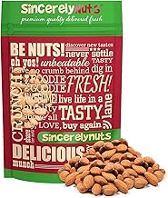 Sincerely Nuts Roasted Whole Unsalted Almonds No Shell - 5Lb Bag - Incredibly Tasty - Sealed for Freshness - Healthy Nutrients