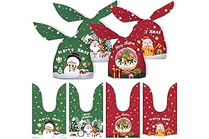 Christmas Party Treat Bags for Kids - Pack of 100 Small Xmas...