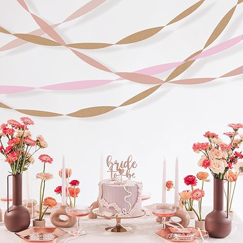 Vista 20 de 8 rollos de serpentinas de papel crepé doradas, decoración de fiesta de Año Nuevo, graduación, Navidad, arco iris, suministros de bricolaje