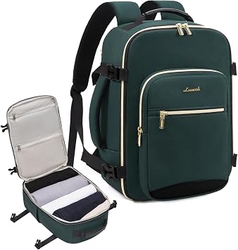LOVEVOOK Cabin Bags 40x30x20 for Ryanair Underseat Carry-On Travel Backpack | Hand Luggage Rucksack Cabin Size for Airplanes, Small Travel Flight for Women Fit 14 Inch Laptop