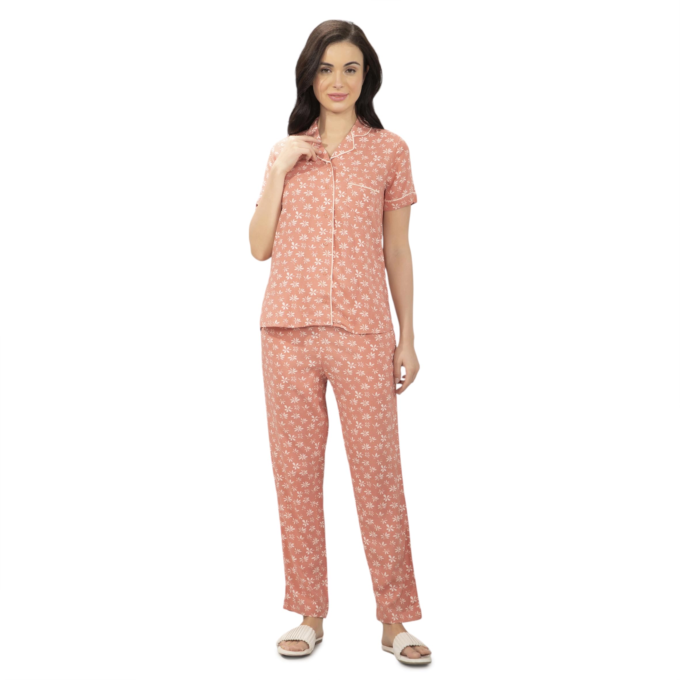 Women High rise Solid Flared Pants-image-24