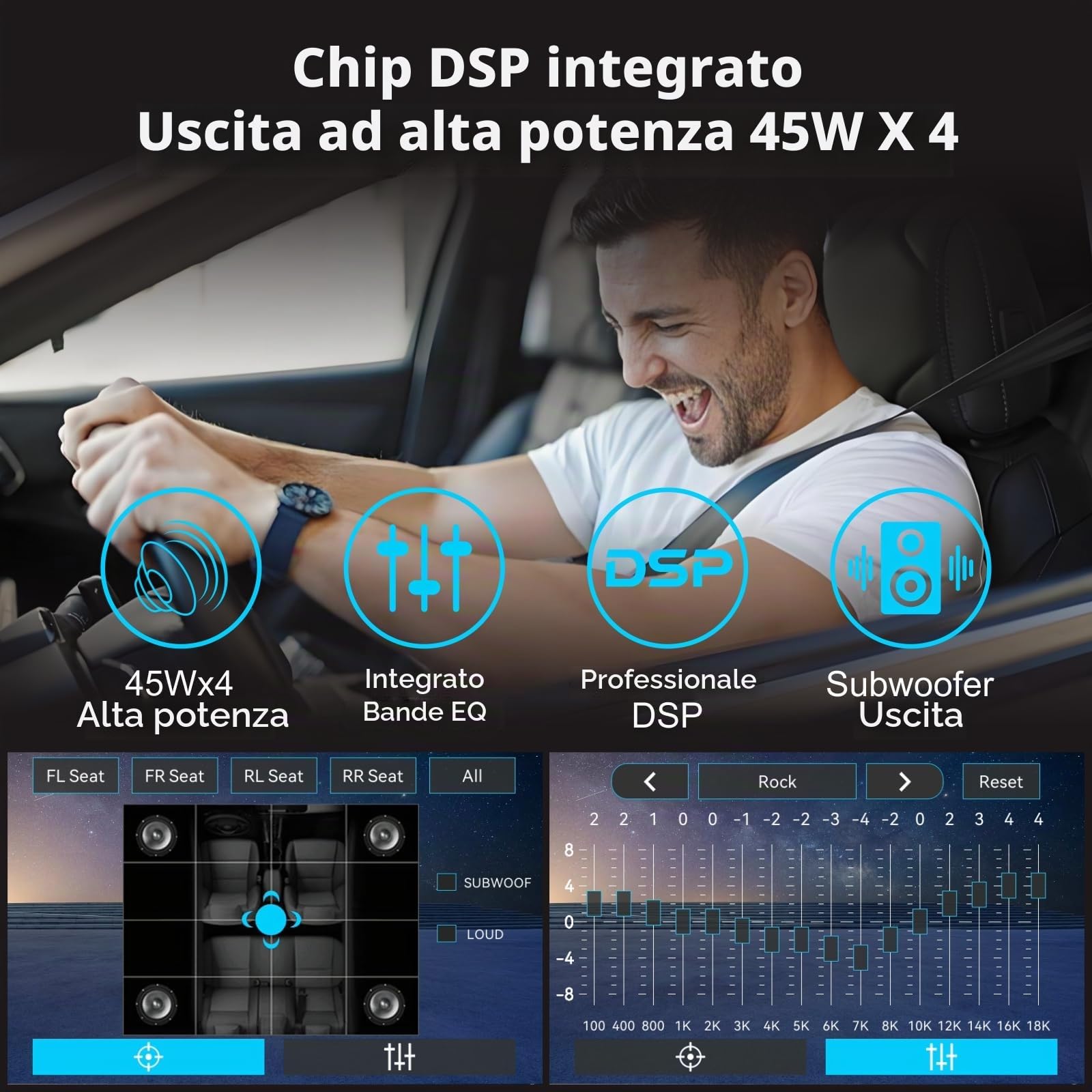 Avvio in 3s Autoradio per Golf 5/6,Passat B6/B7,Polo 6,CarPlay,Android Auto