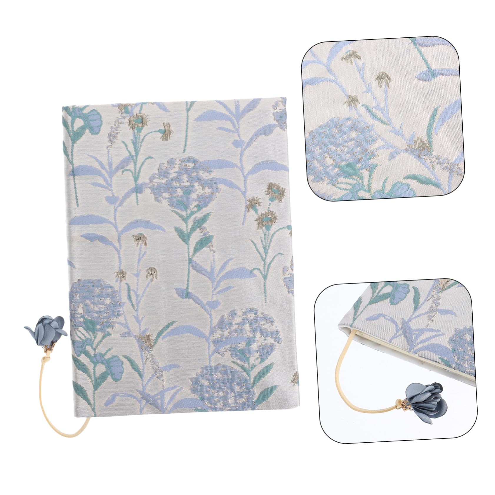 Tofficu 5 Piezas Cubierta De Libro De Tela Protector De Libros Libro Engrosado Chaqueta De Libros Decorativo Proteger Mangas De Libro De Tela El Libro Para Cubiertas De Libros Sky-blue