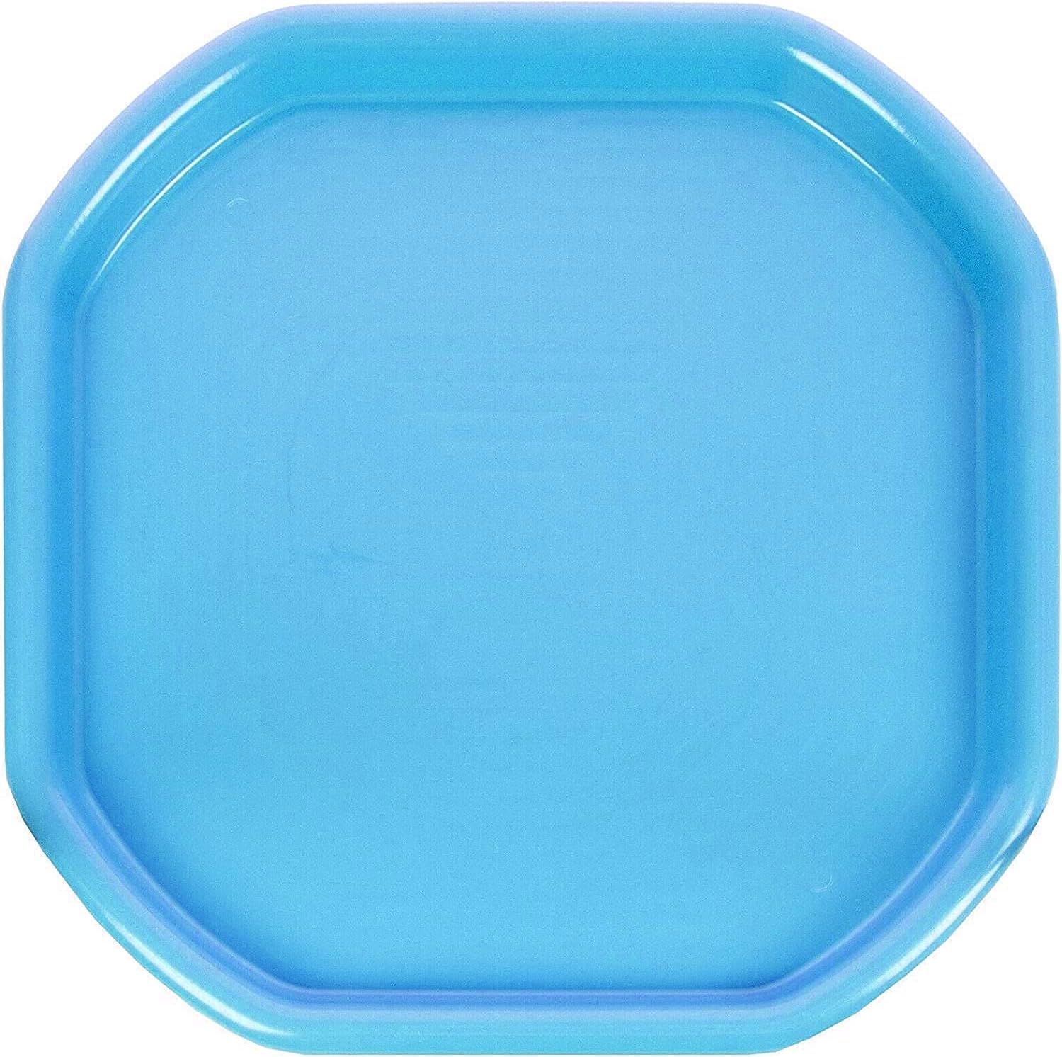 COLOUR LARGE/SMALL PLASTIC MIXING TRAY SAND WATER PLAY_BUILDER EQUIMENT Toy Sand Pool Pit Water Game Garden Beach MADE IN UK (Sky Blue, Small)