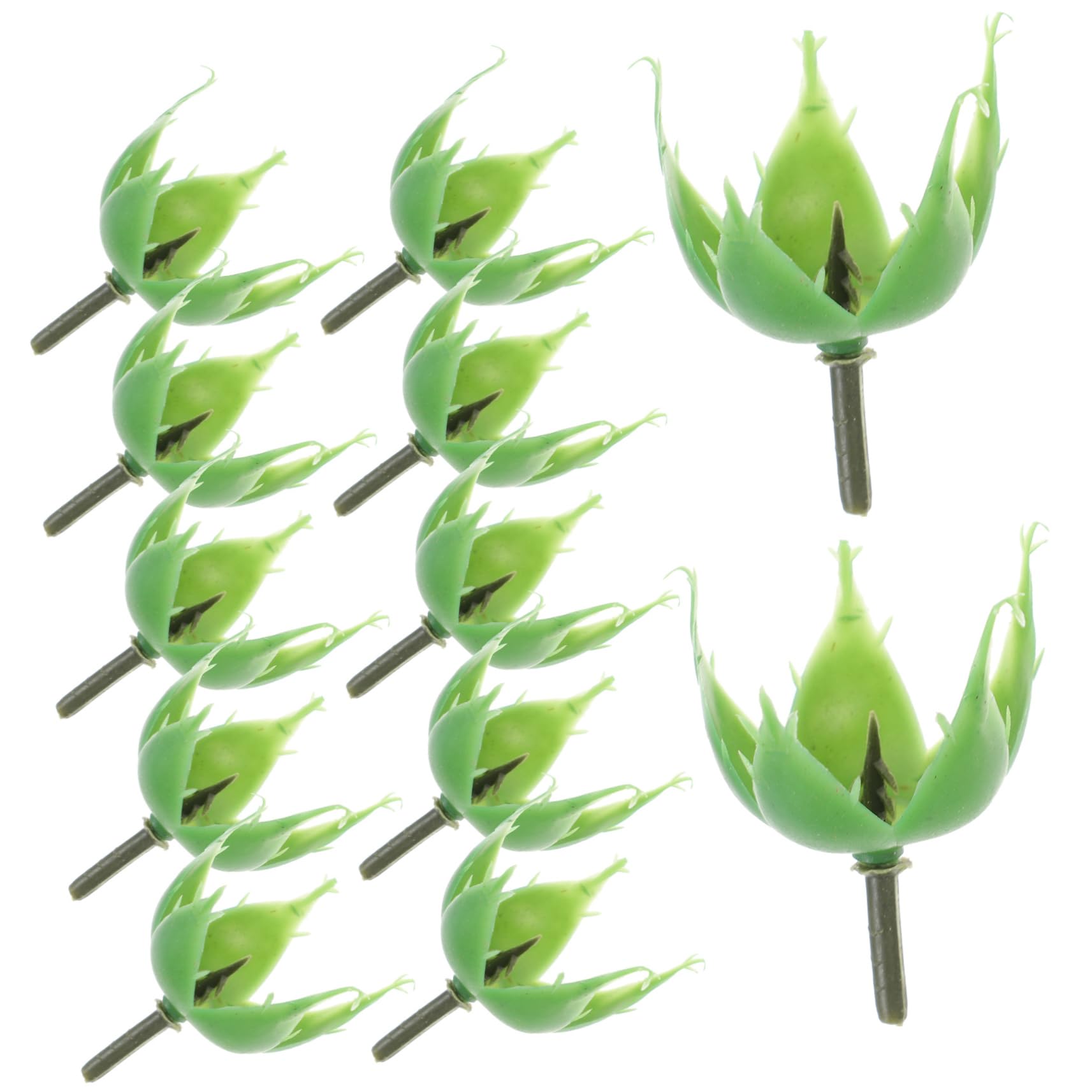 Amazon｜FUNOMOCYA 100個 ソープフラワーホルダー DIYのがく 花の