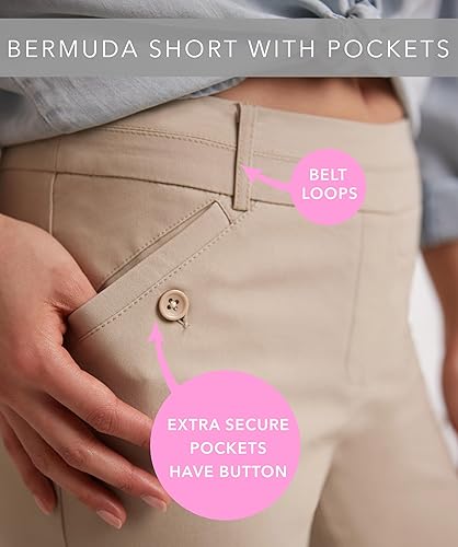 Miniatura 5 de Rekucci, bermudas modernas con bolsillos para mujer