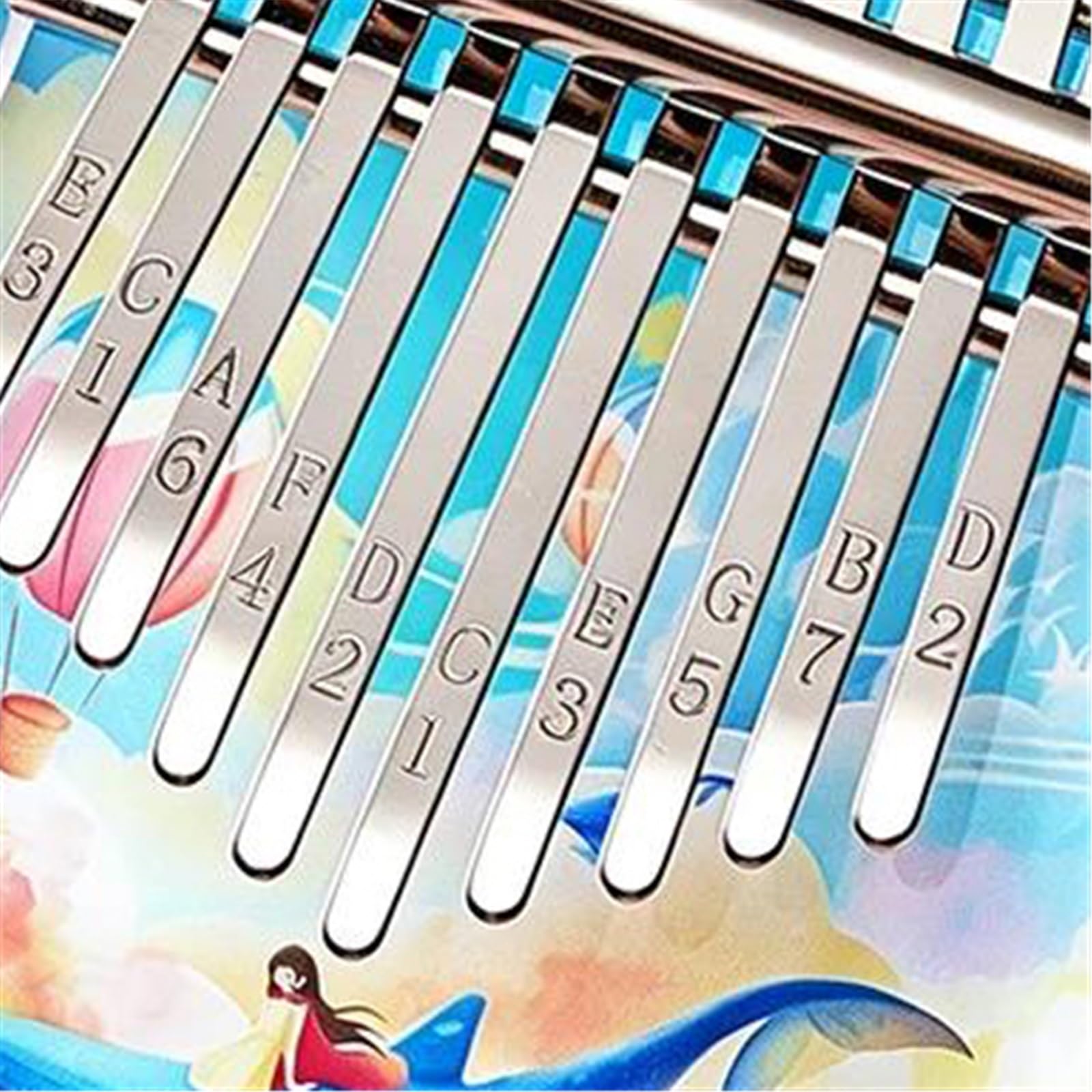 Solidna Kalimba Akrylowe Pianino Kciukowe Kalimba