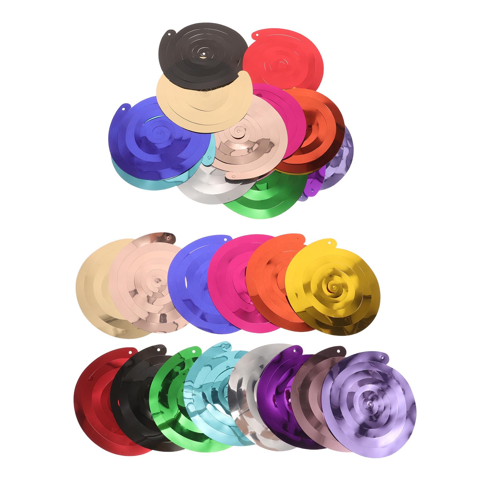 48 Piezas Guirnalda de Techo Colgante en Espiral Colorida para Fiestas